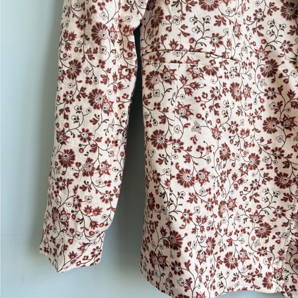 LOFT Outlet Floral Blazer Size 6 - Picture 4 of 6